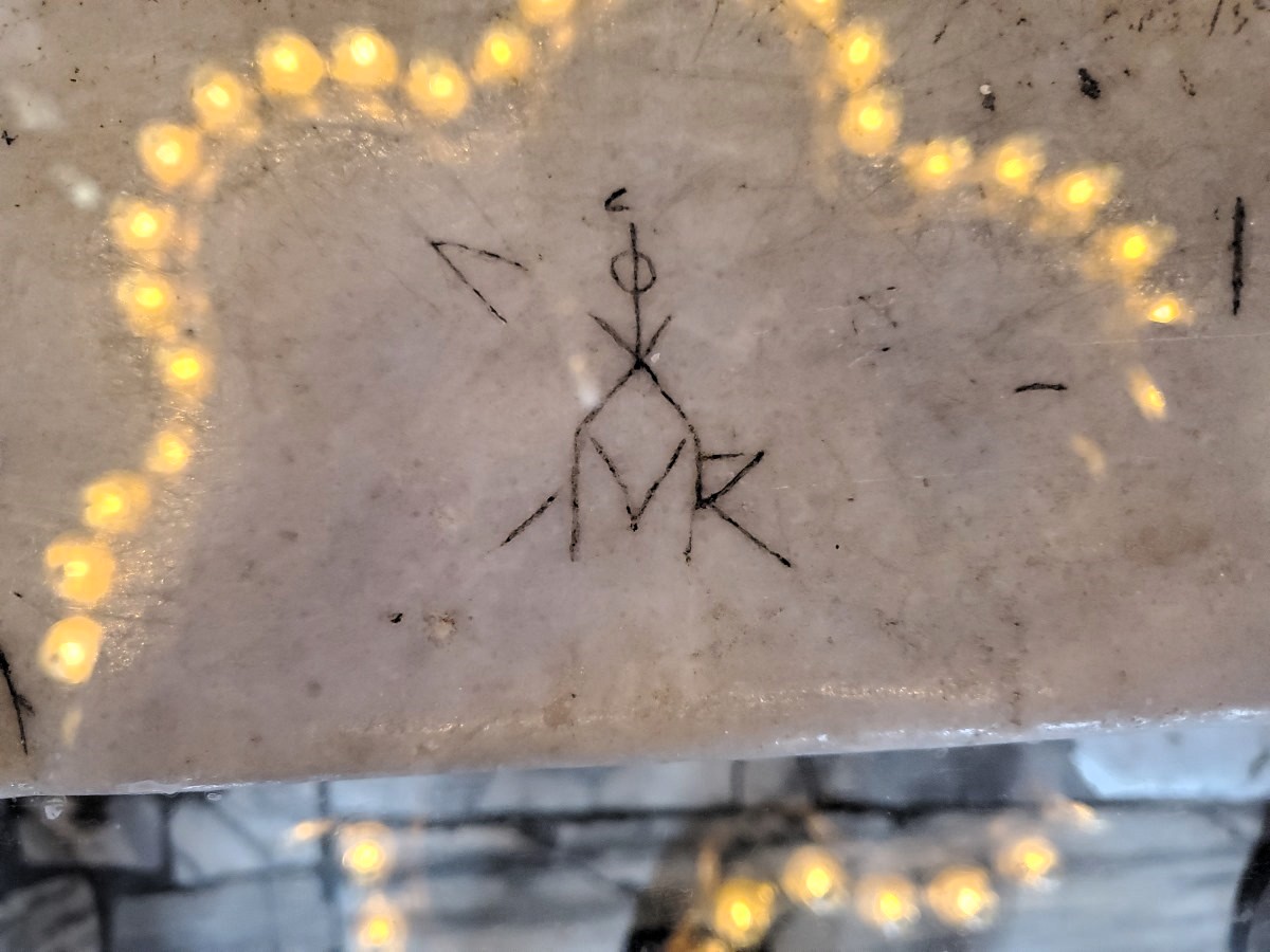 Runic Viking inscription in Hagia Sophia